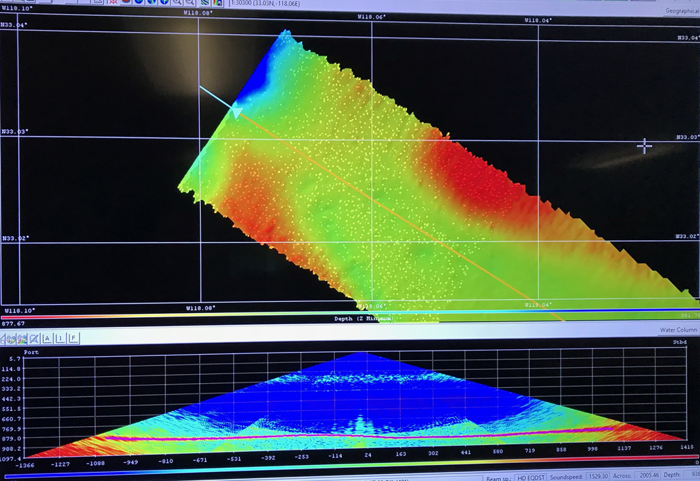 Sonar imagery from the Cascadia Margin