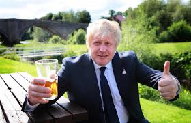Boris loves man pints.