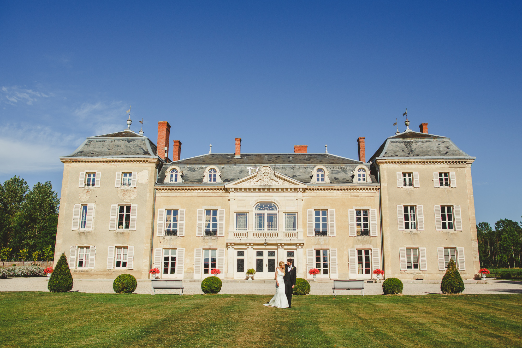 chateau destination wedding photo