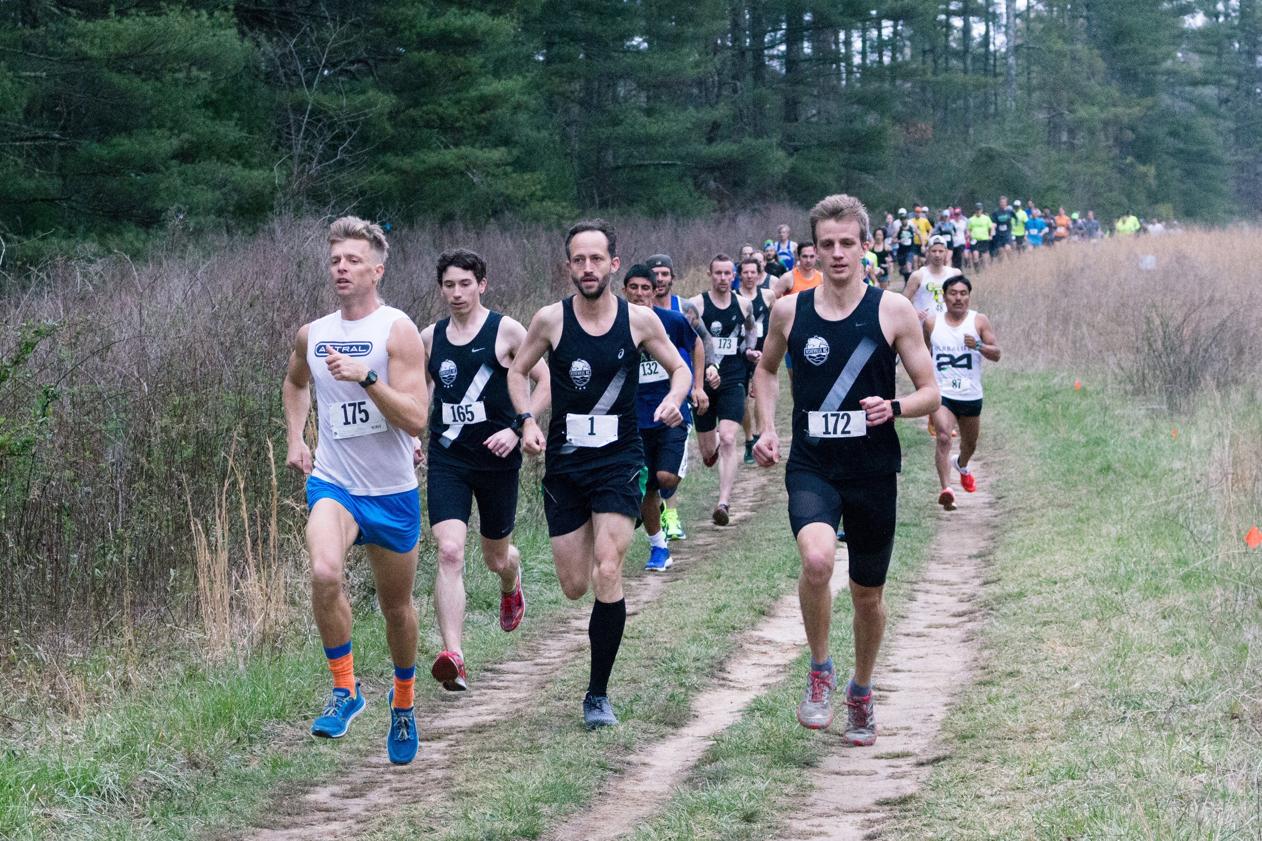 The crew rolling at the start of the DuPont 12k
