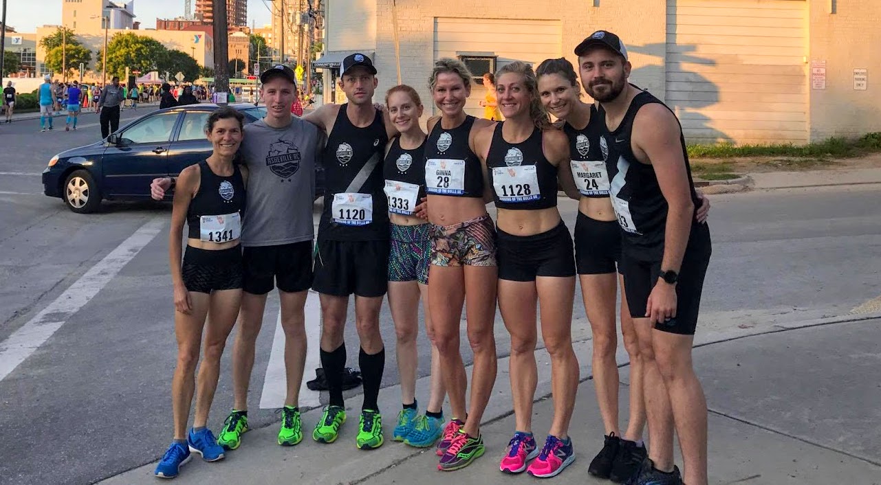 The ARC crew at the Running of the Bulls 8k 