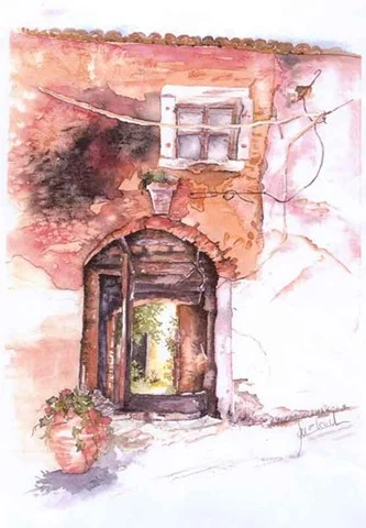 48 Archway Corfu 16x12