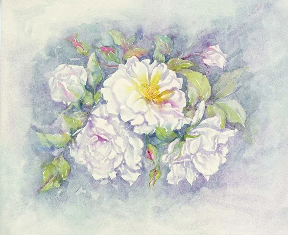 91 Snowflake Roses 18x14