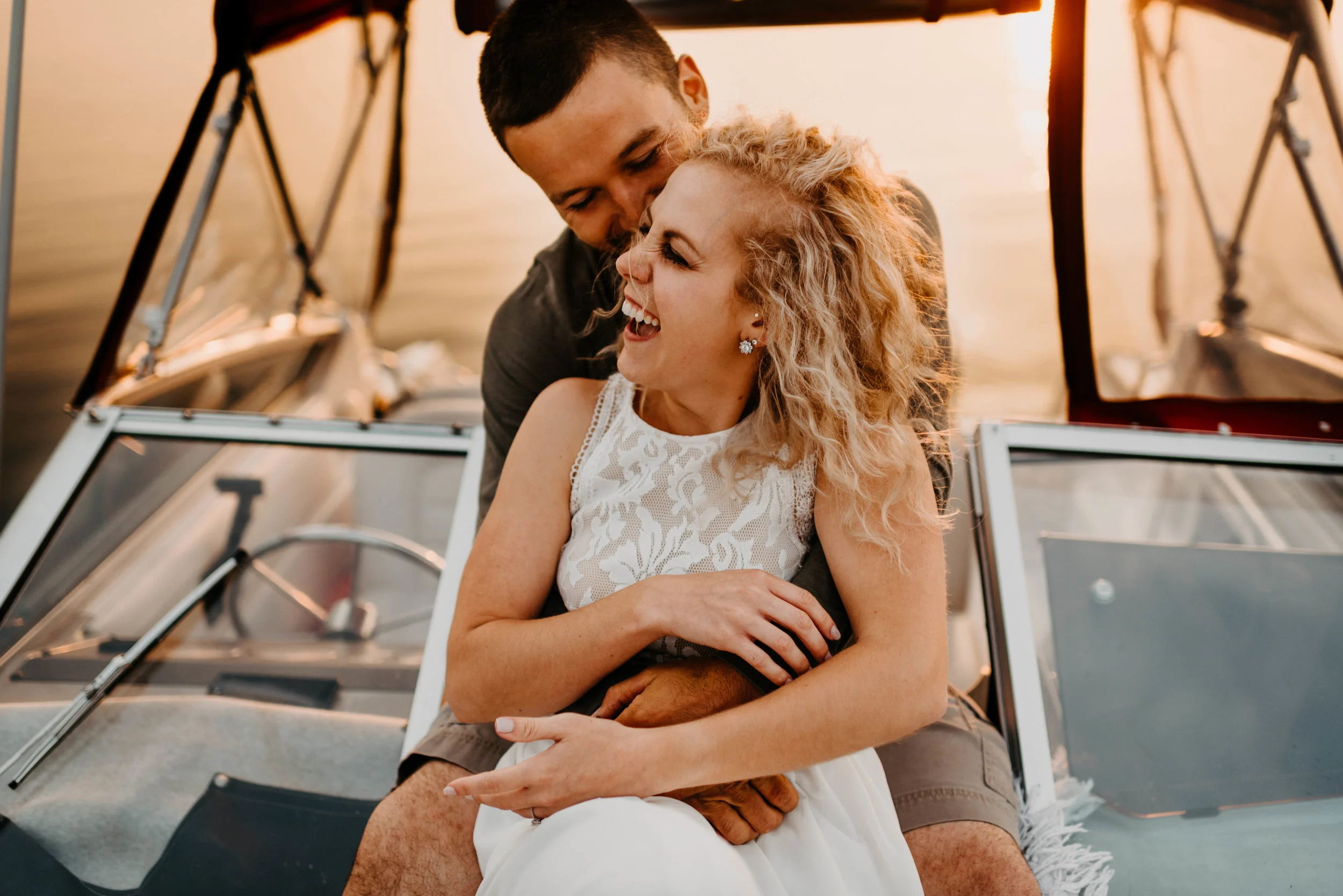 Rochester Boat Engagement | Mike + Breanna