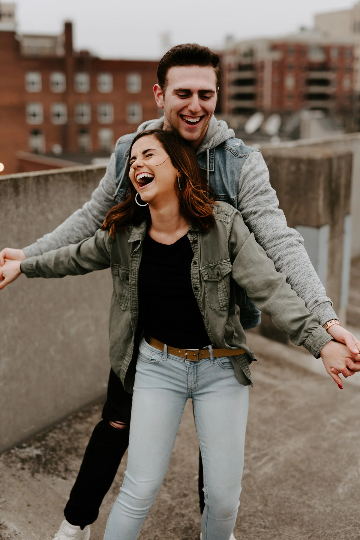 Urban Rooftop Love | Christian + Julia