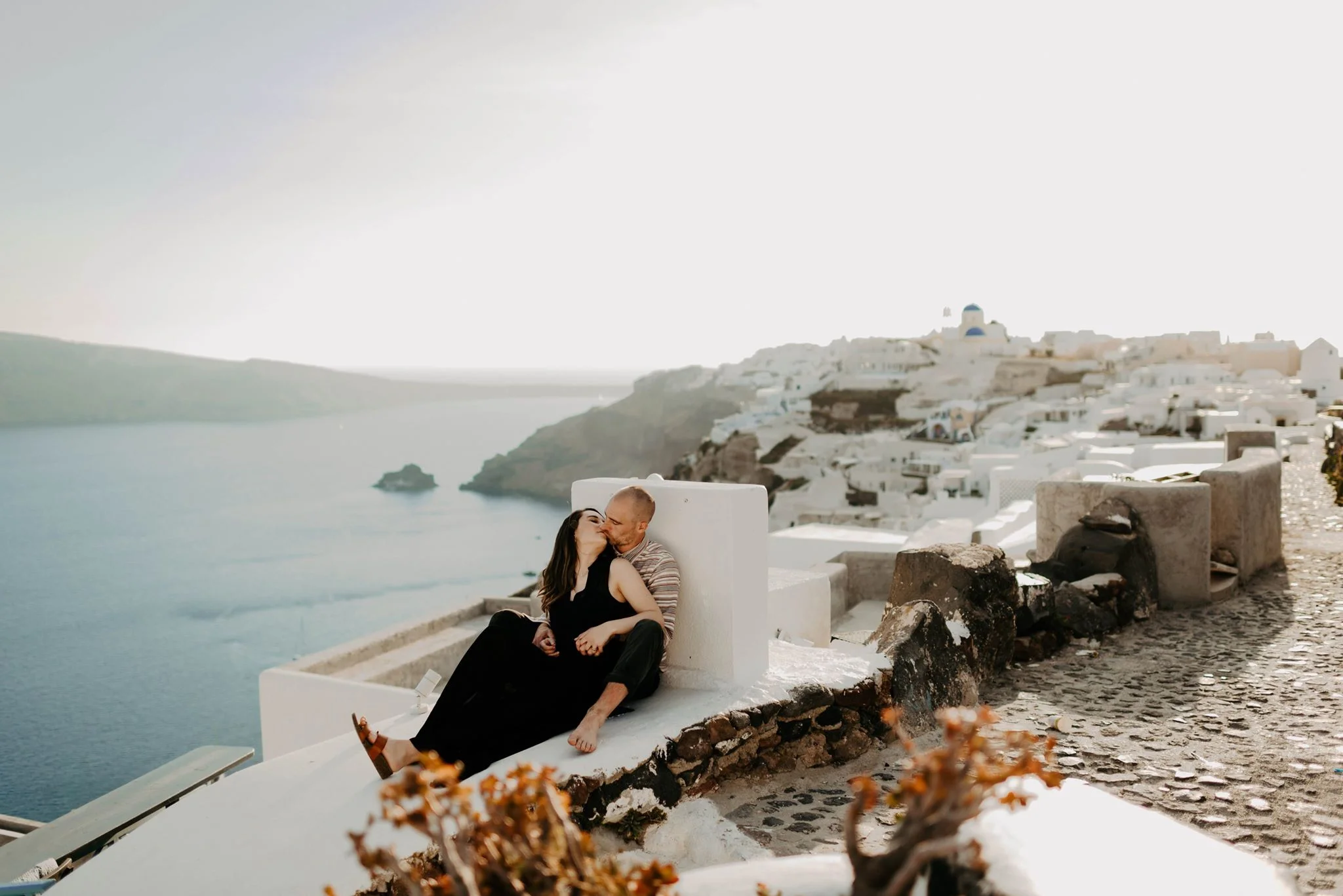 Santorini Sunset Photos | Chris + Grace