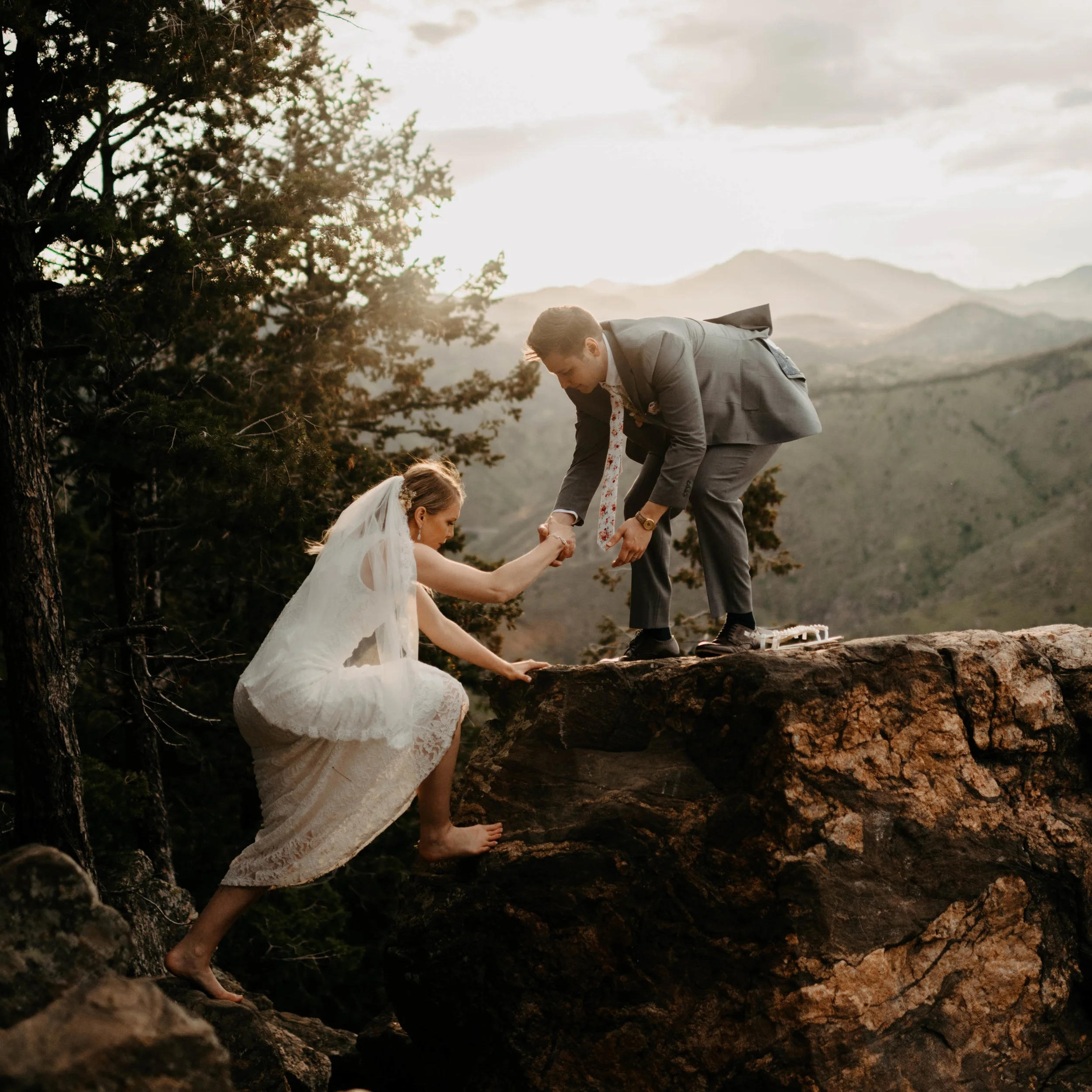 Romantic Mountain Wedding | Katie + Nate