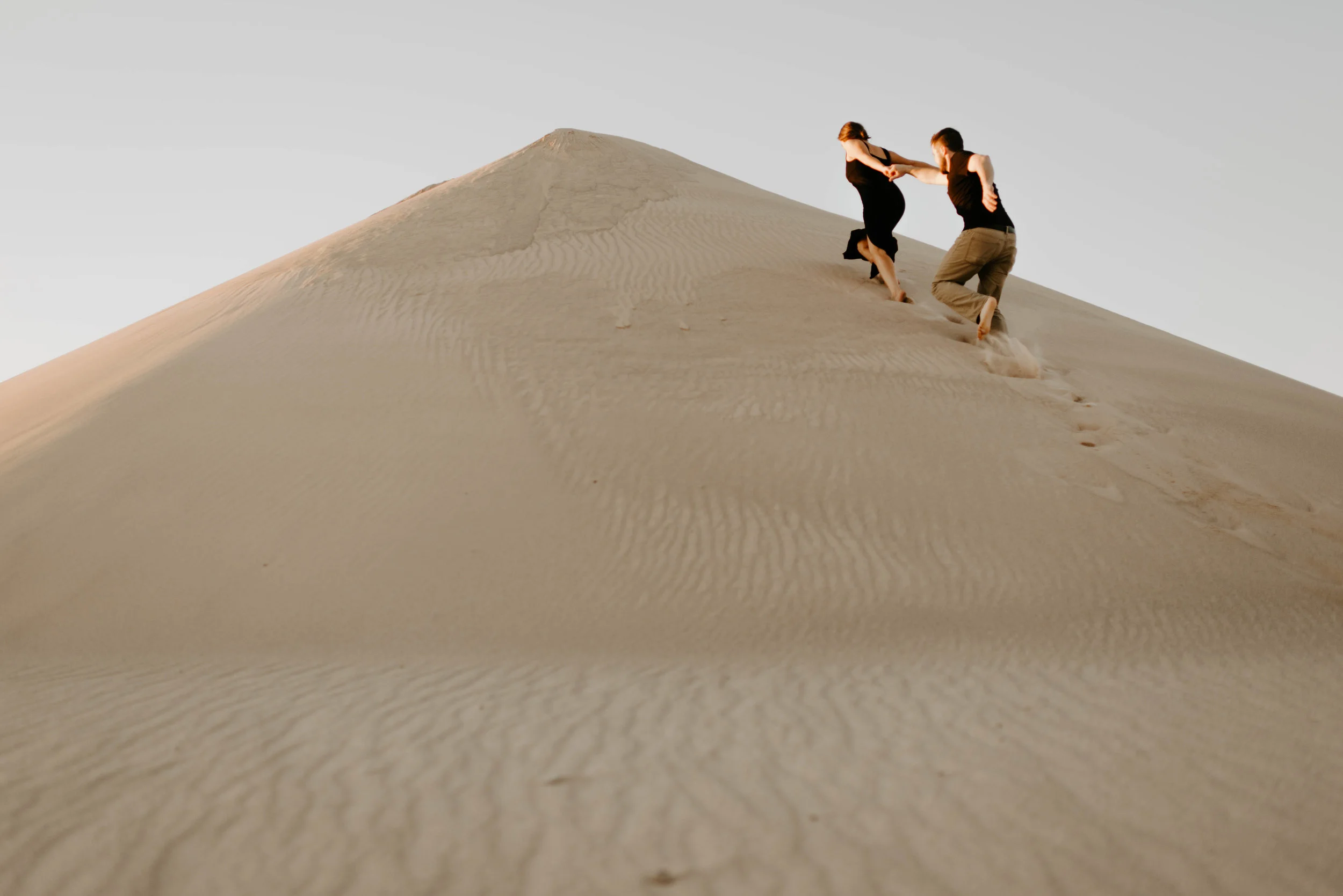 Buffalo Sand Dunes Engagement Photos | Alex + Morgan