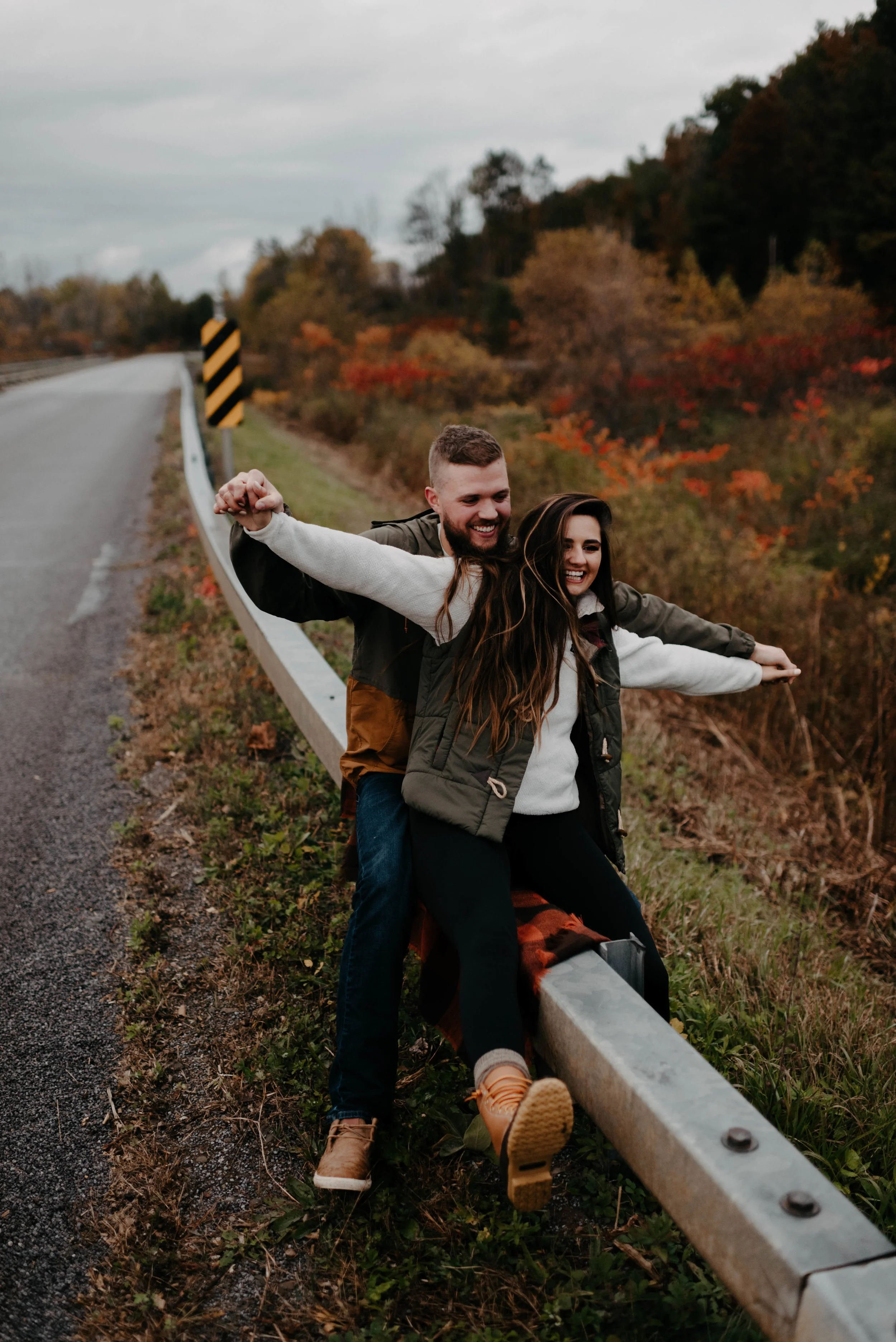 Fall Upstate, NY Engagement | Joe + Caitlin