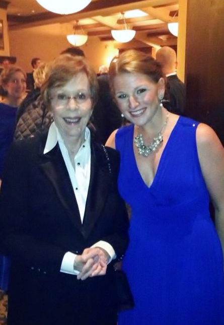 Ashley with Carol Burnett 