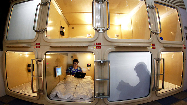 Capsule Hotel in Japan