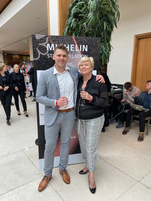 Chef Jean Delport & Owner Penny Streeter OBE