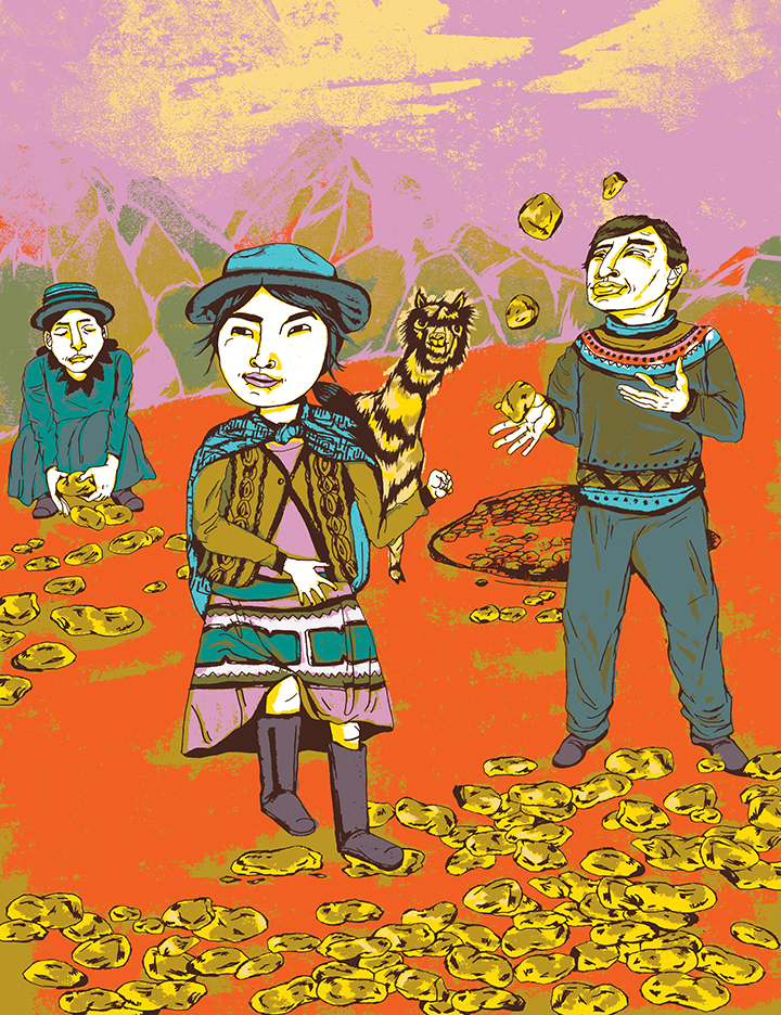 POTATOES- a staple of the Peruvian diet