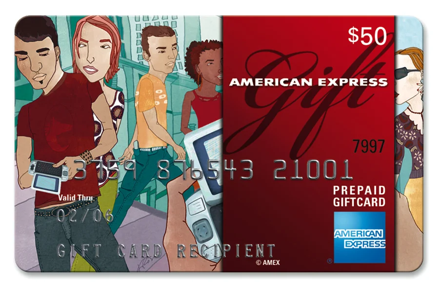 American Express Gift Card illustration