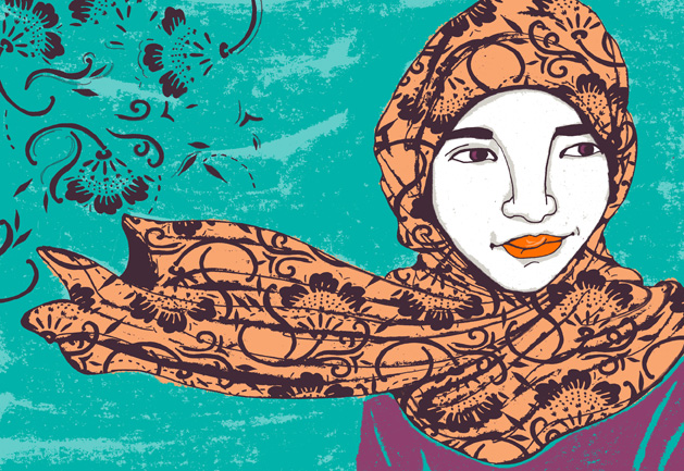 Zahrah's Hijab A young Muslim girl wears her hijab to school on Fridays and learns how to stay strong amongst the stares and harsh words