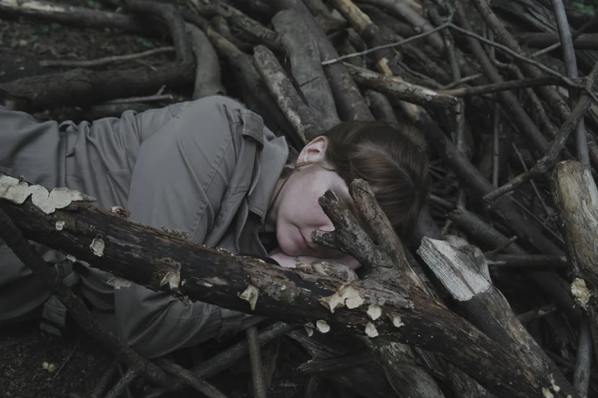 Mel in the woods 2.JPG