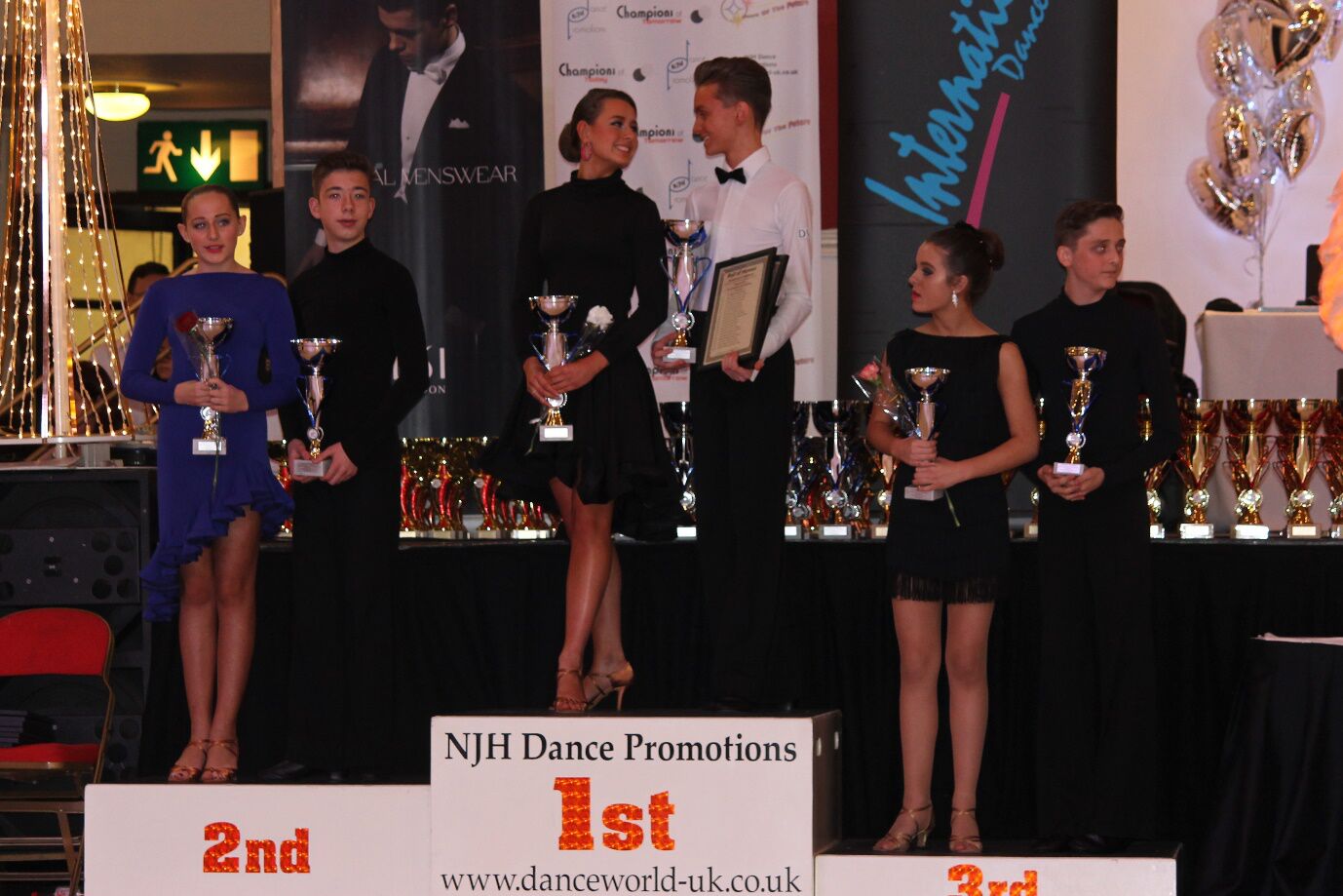 Max Appleby and Allice Grodon. Champions of Tomorrow Junior Beginners Champions 2016.