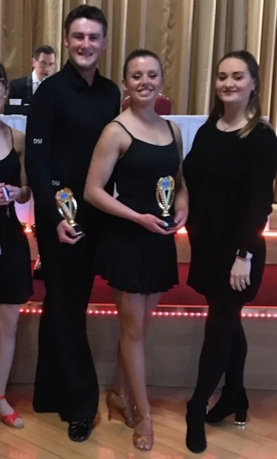 Jack Bott and Jess Armitage, 1st place in Beginners Ballroom and Latin. March 2109