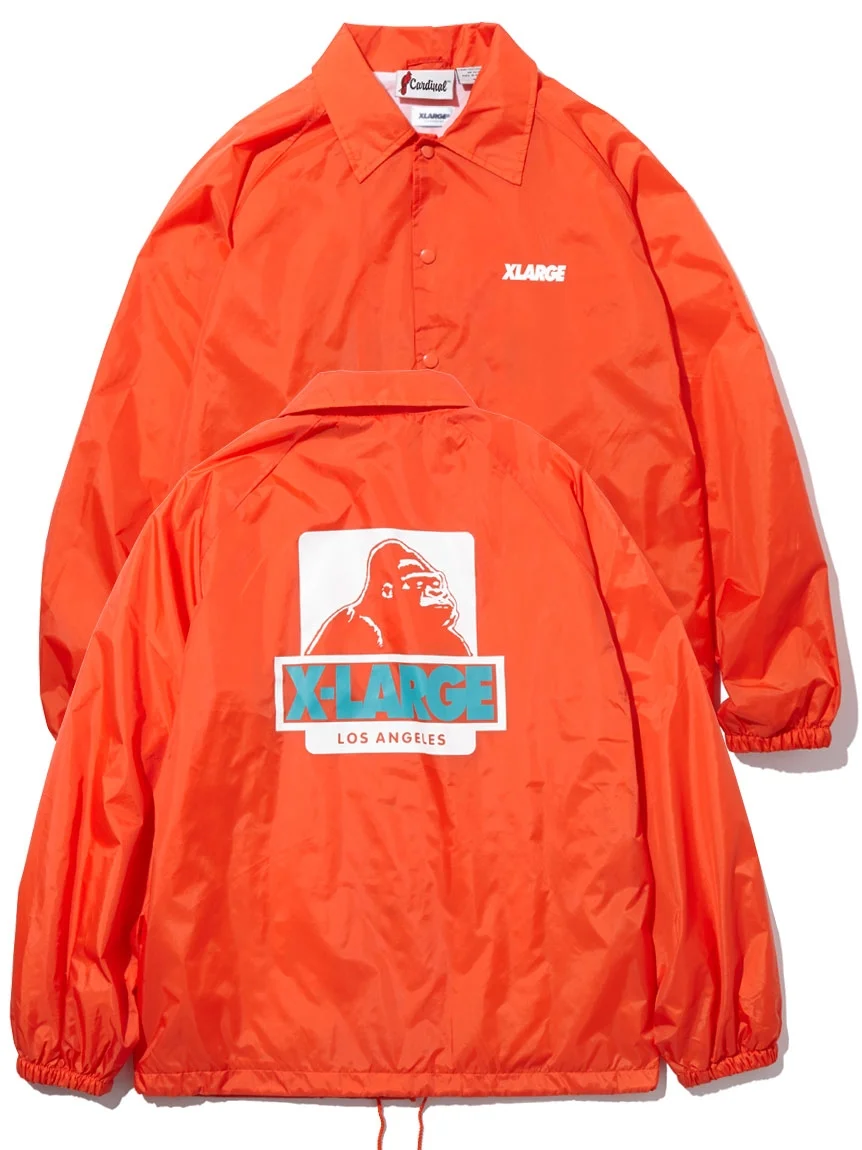 2 TONE OG COACHES JACKET | ORANGE