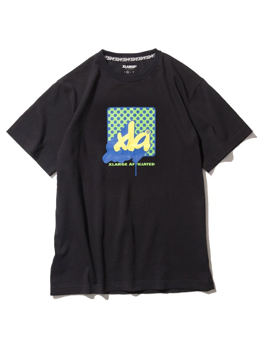 S/S TEE XLA LOGO | BLACK, WHITE