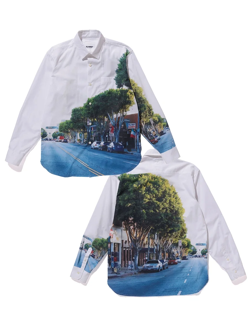 L/S PRINT SHIRT "LOS FELIZ"
