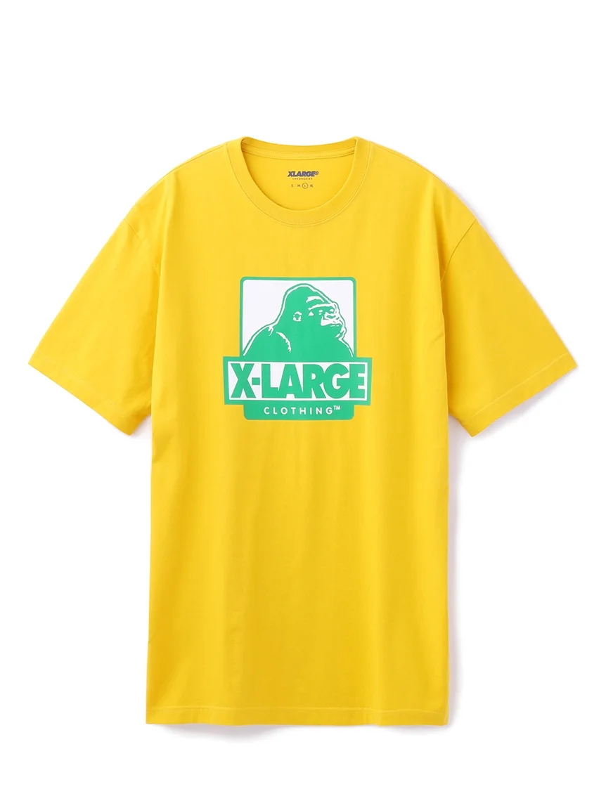 S/S TEE 2 TONE OG | YELLOW, WHITE