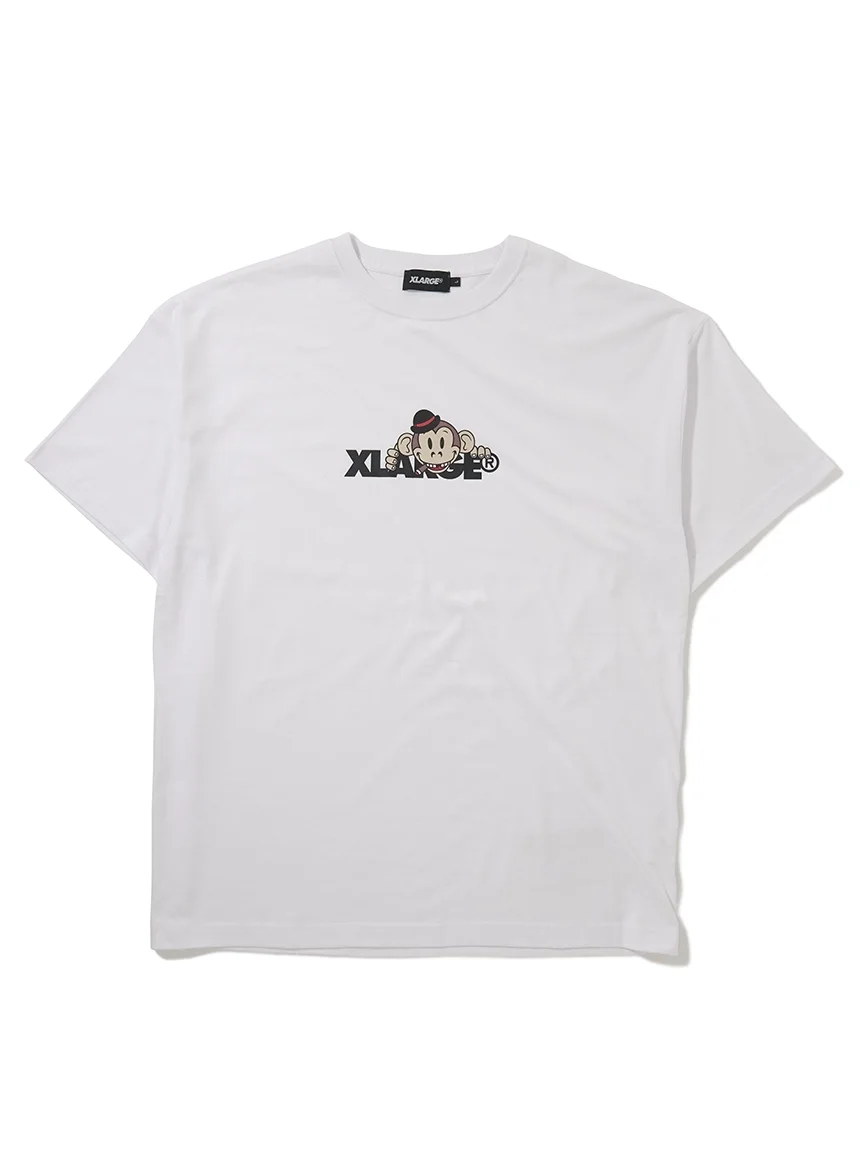 S/S TEE KEITH STANDARD LOGO | WHITE, BLACK