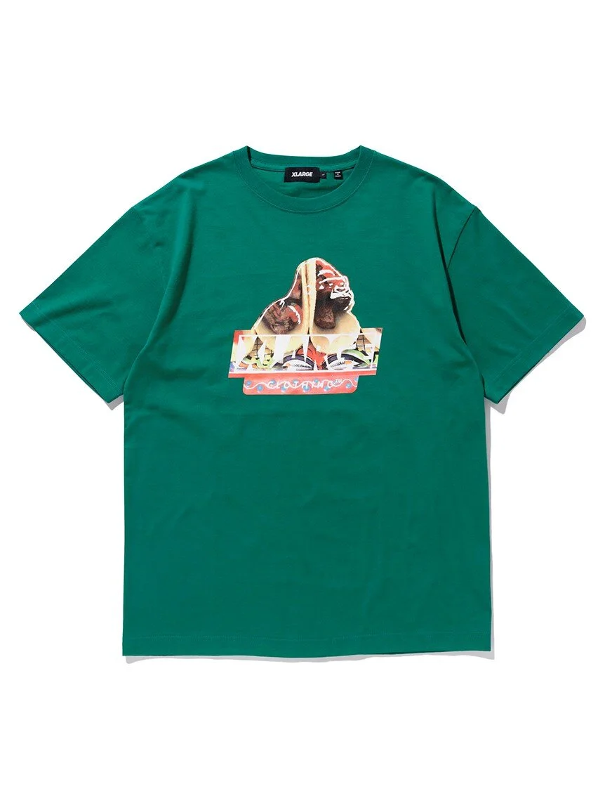 S/S TEE GRUB SLANTED OG | GREEN