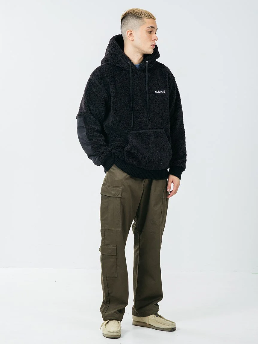 ONE·JAM·TART· STORE BOA FLEECE PULLOVER HOODIE