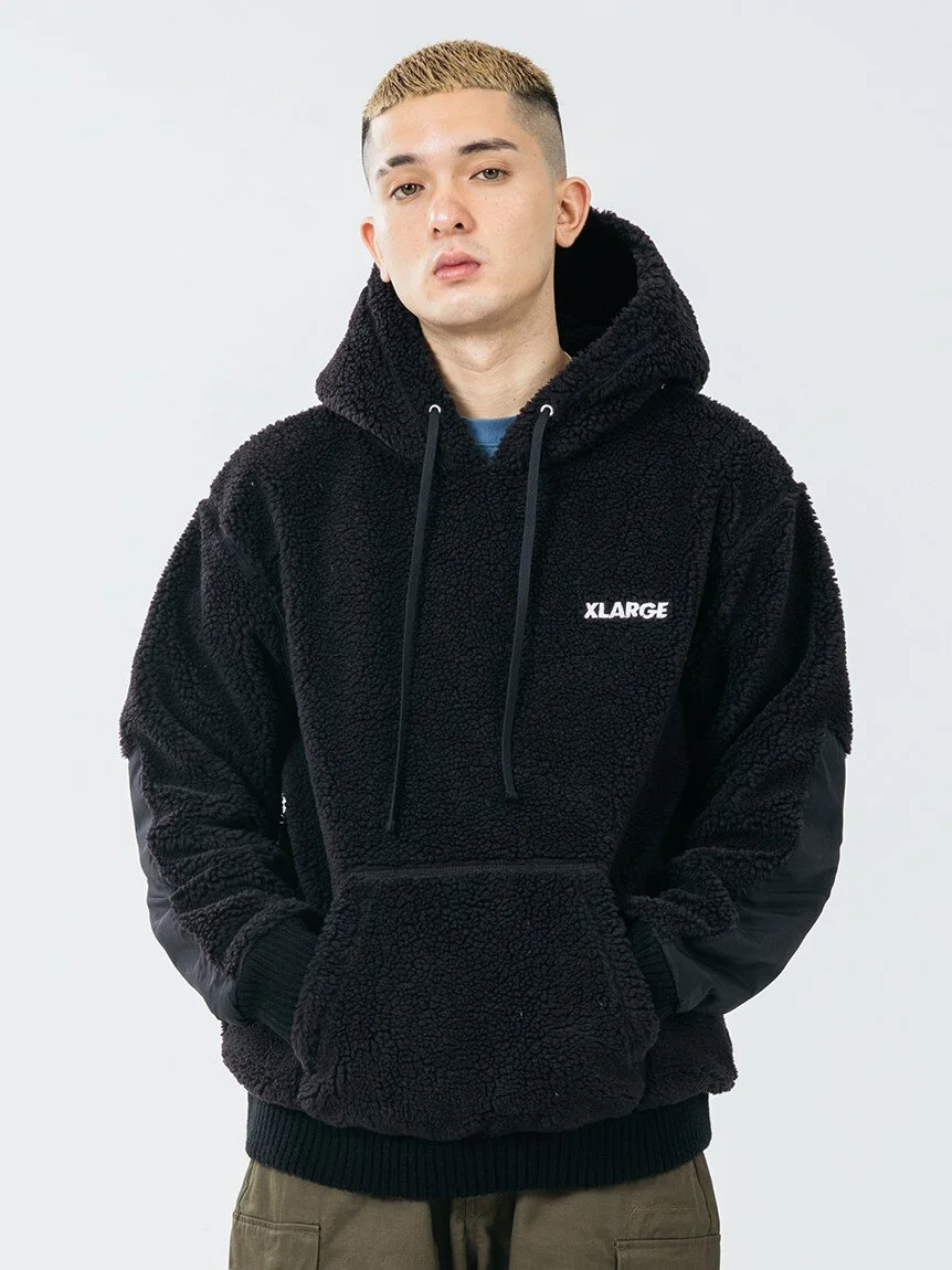 ONE·JAM·TART· STORE BOA FLEECE PULLOVER HOODIE