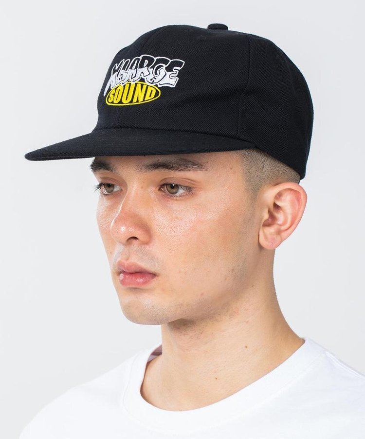 ONE·JAM·TART· STORE STANDARD LOGO 6PANEL CAP | BLACK (3D)
