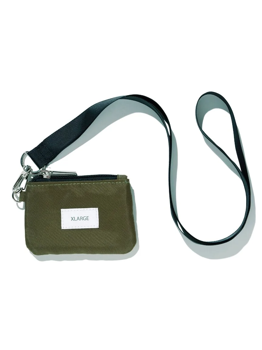 STRAP COIN CASE | OLIVE, BLUE