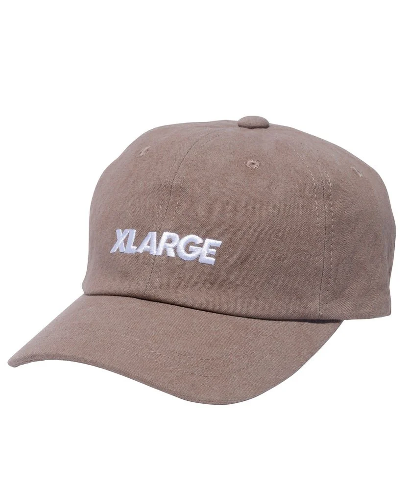 WASHED STANDARD LOGO 6PANEL CAP | BROWN