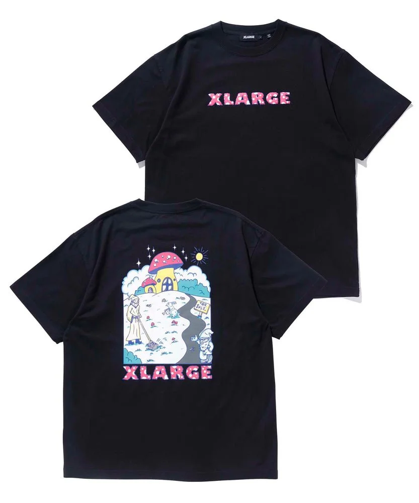 WONDER LAND S/S TEE | BLACK