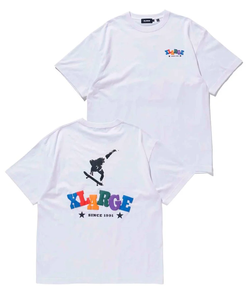 FRONT K GRIND S/S TEE | WHITE, BLACK