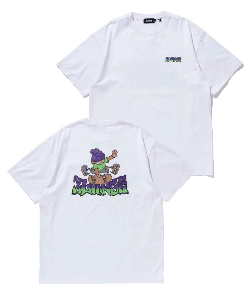 INDY GRAB S/S TEE | WHITE