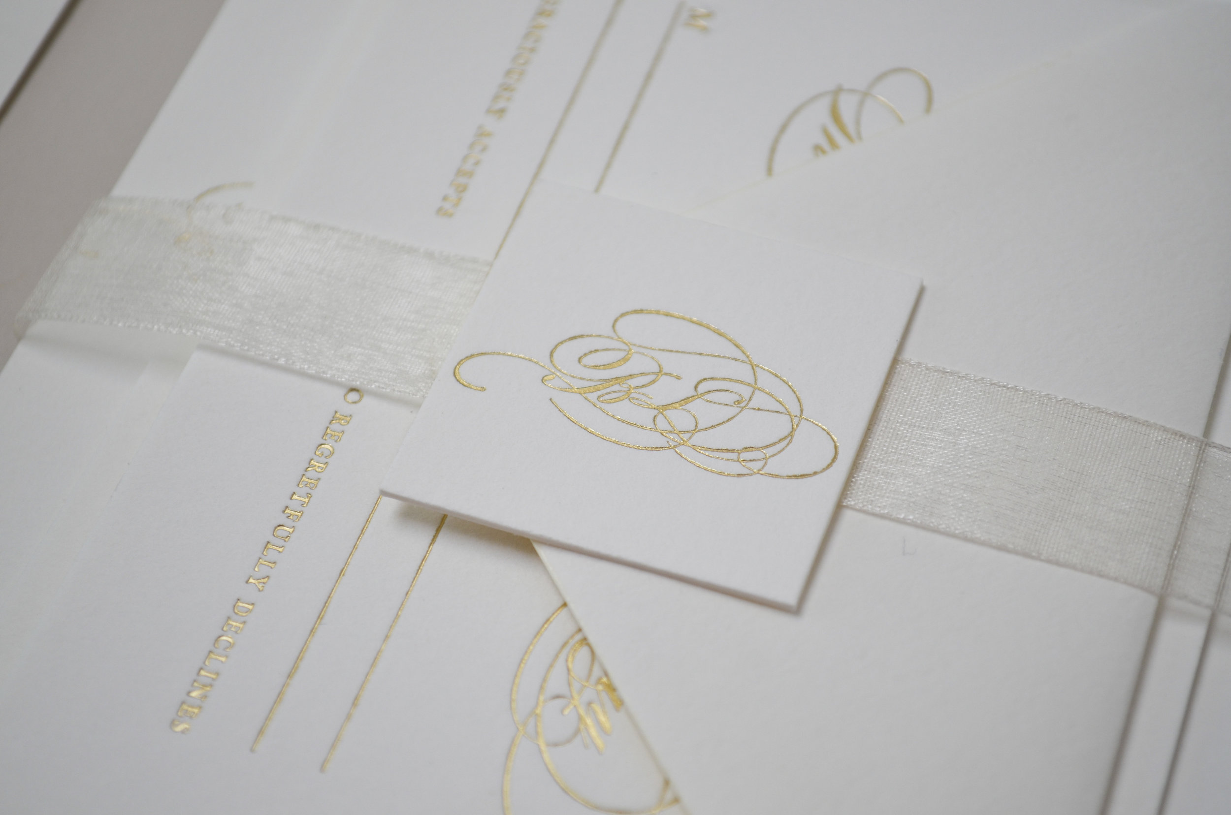 The AV Design Factory - Prosecco Wedding Invitation Suite