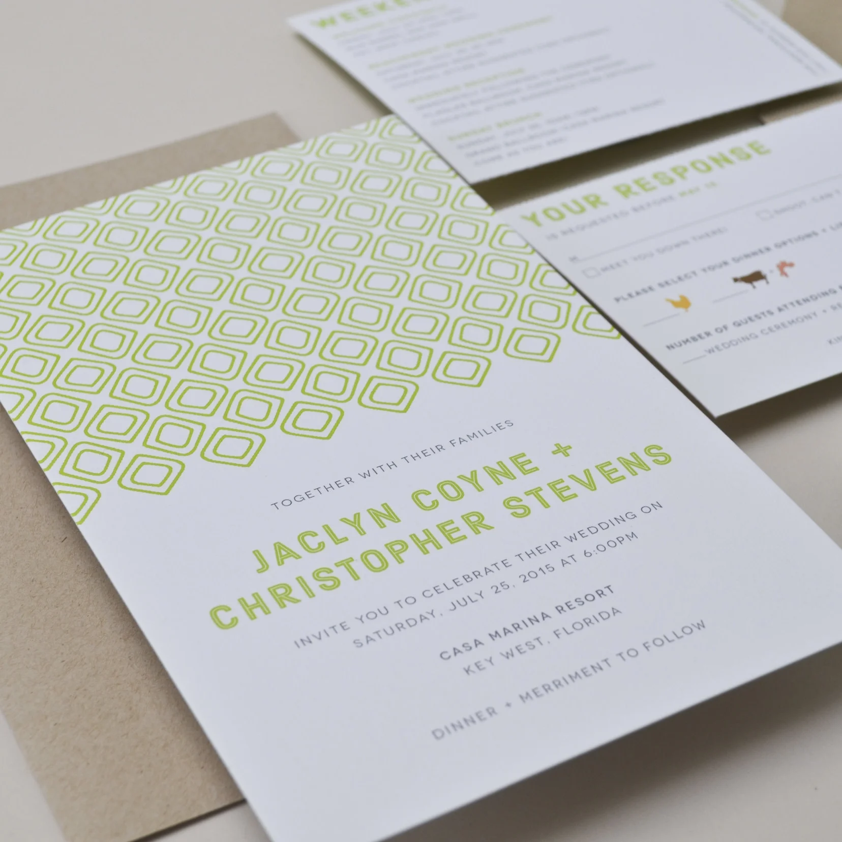 ISLAMORADA Digital Printing on White Paper