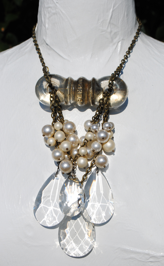 adorn by samouce_antique insulator crystals pearl necklace5.jpg