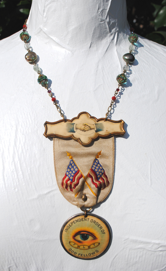 adorn by samouce_antique odd fellows medal ribbon necklace.jpg