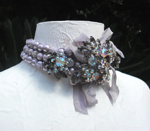 ADORN by Samouce_1950s Juliana rhn flower burst lavender faux pearl choker_rsd.jpg