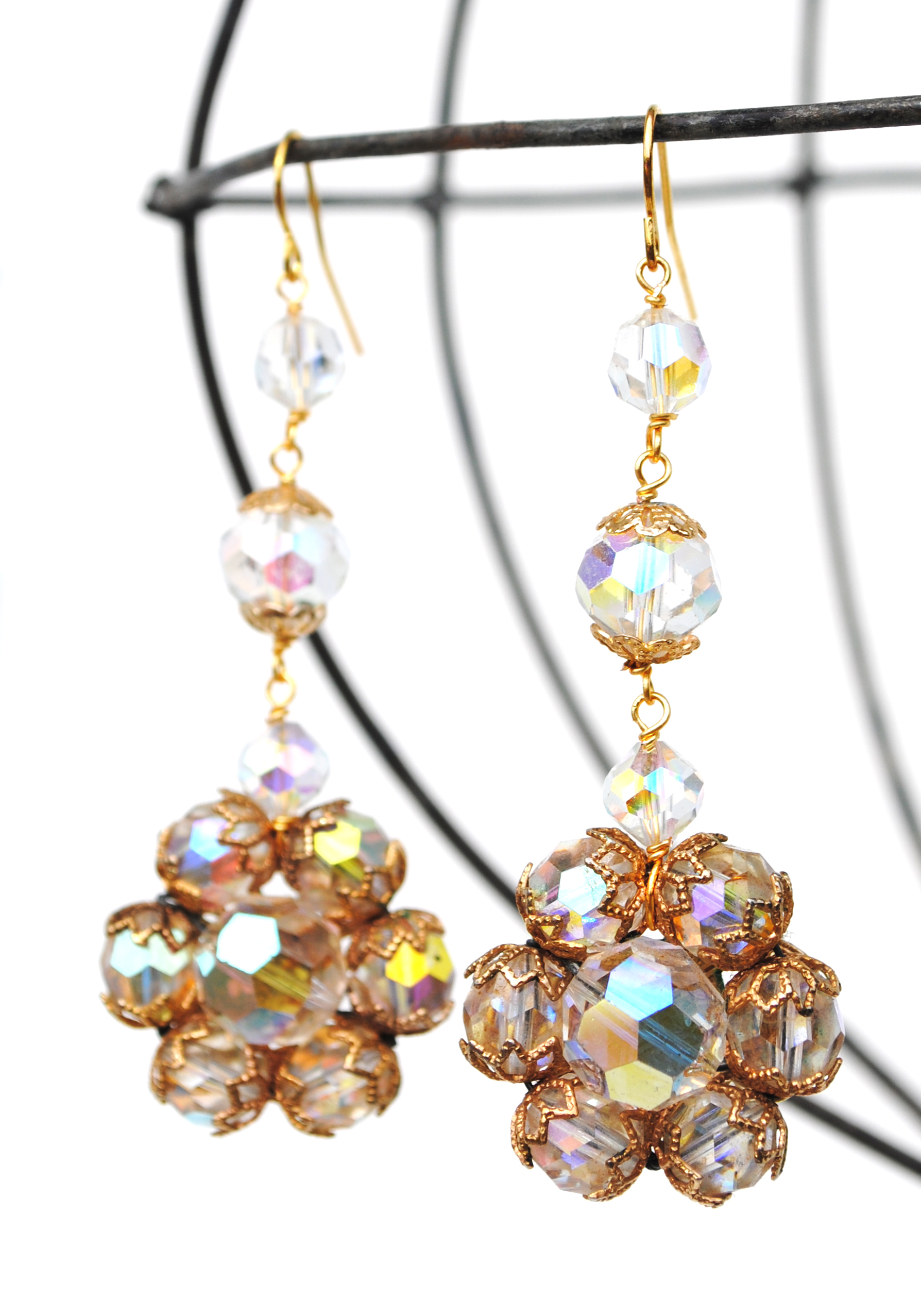 adorn by samouce_vintage 50s a-b crystal flower drop earrings.jpg
