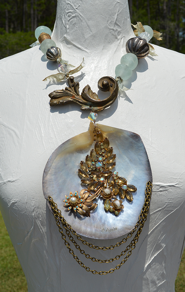 adorn by samouce_antique Stende clam shell treasure necklace4.jpg