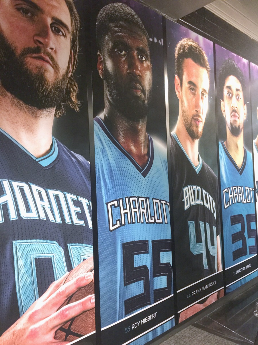 XP Retail - Charlotte Hornets Players Wall