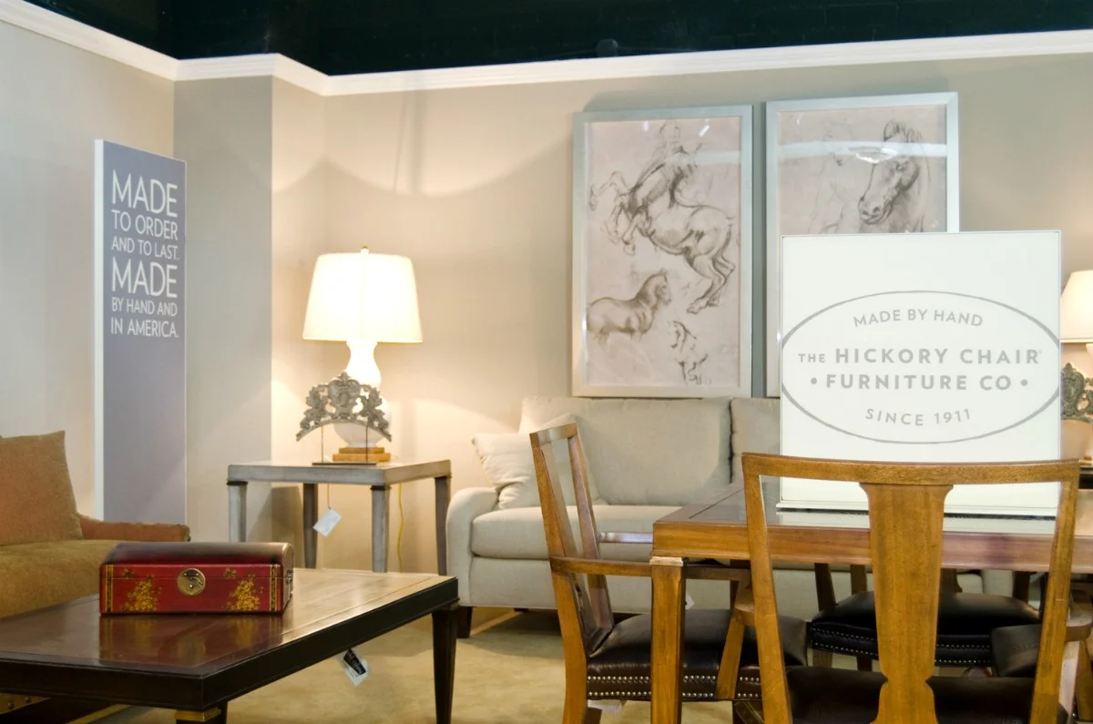 Hickory Furniture Matrix Frame Freestanding and table top signs