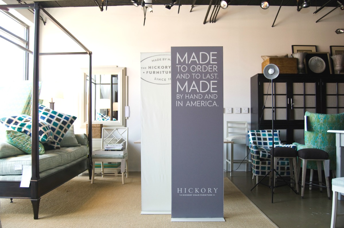 Hickory Furniture Matrix Frame Freestanding Tension Fabric Displays