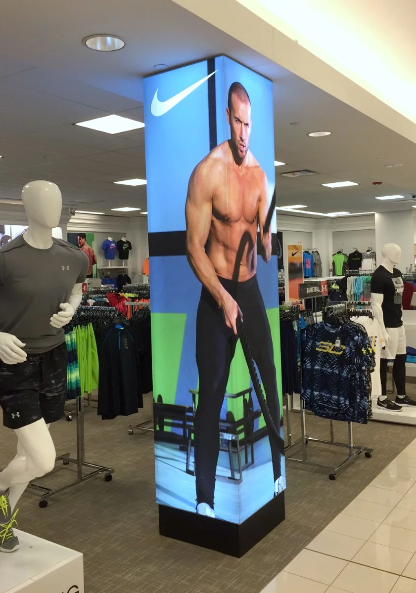 Nike Matrix Frame Column Light Box
