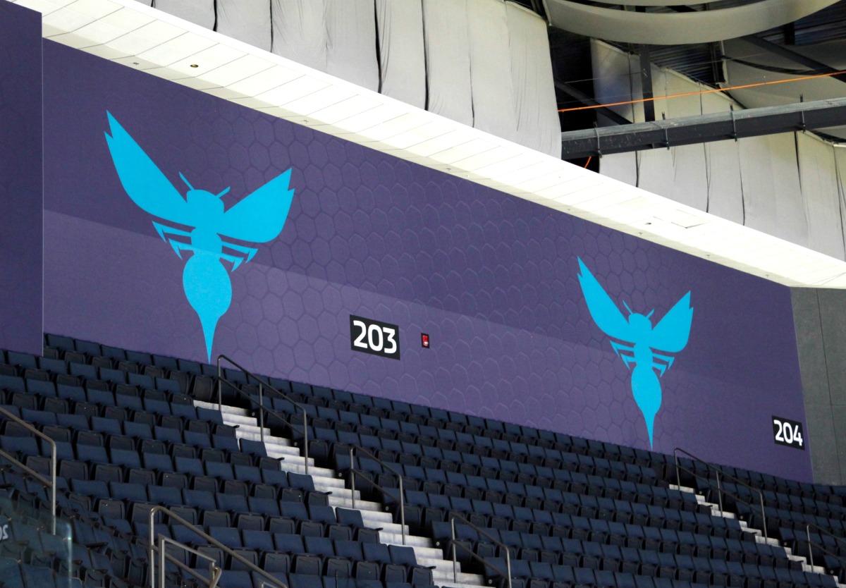 Hornets Matrix Frame Arena Walls