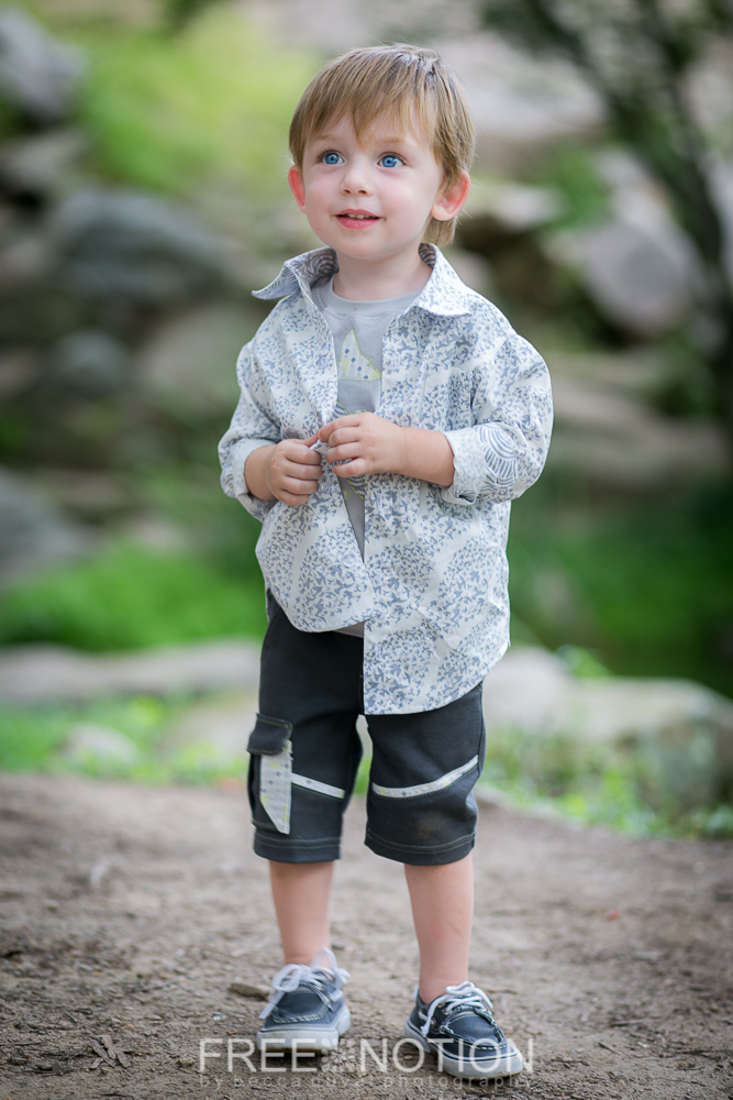Sisboom Ethan Button-up, Terra's Treasures Suburban Tee with Self-Drawn Applique, Willow & Co Kudzu Cargos - each with Kate Spain's new Canyon line for Moda Fabrics