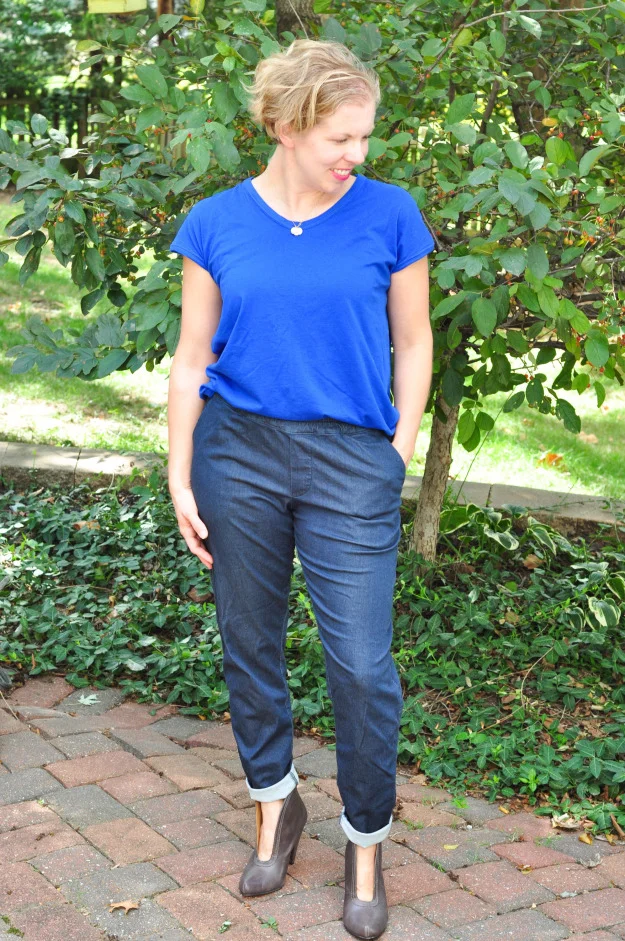 A Denim Jogger Experiment